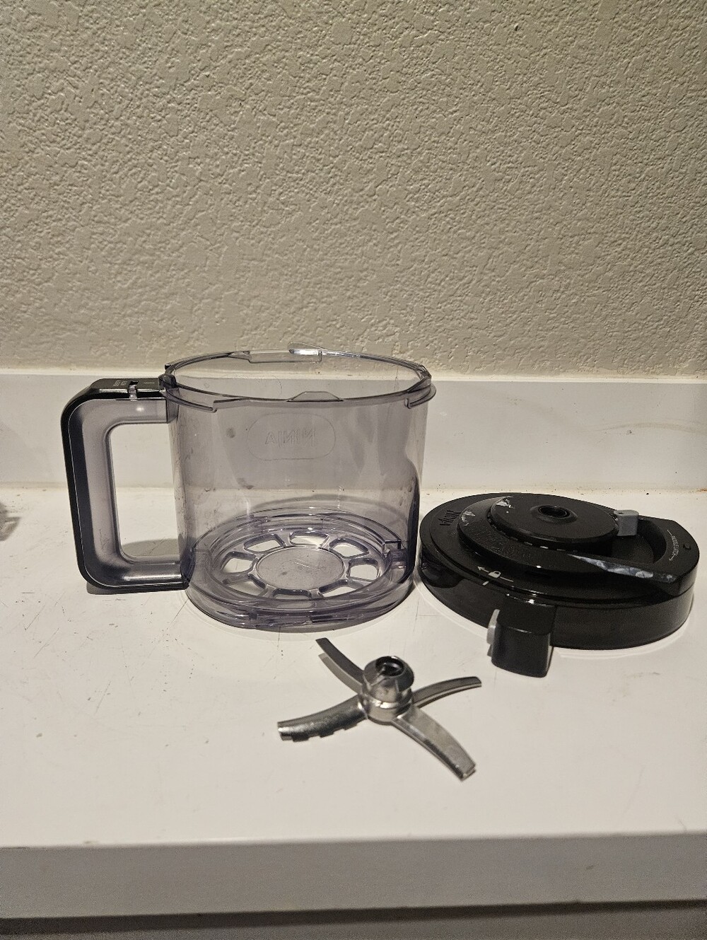 Ninja CREAMi Ice Cream Maker CN501 Replacement Parts Outer Bowl/ Lid And Blade